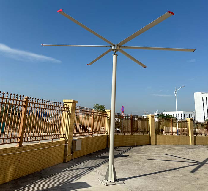 立柱工业户外风扇